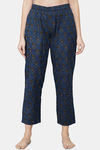 Shararat Cotton Pyajama Set - Dark Blue — thumbnail 7